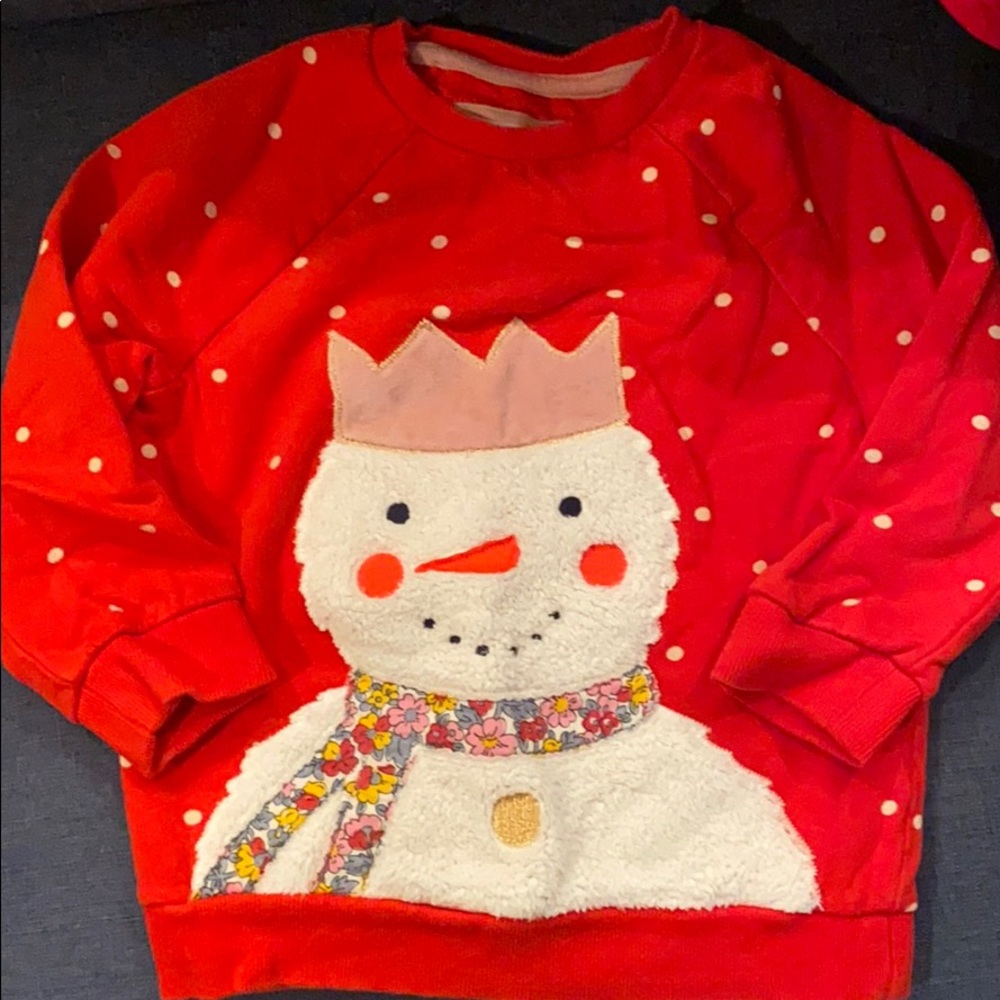 Kids snowman sweatshirt